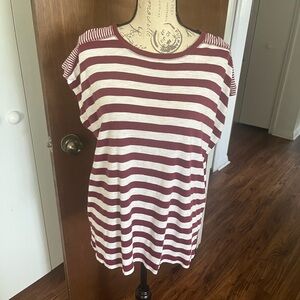 Chaps Red Boxy Relaxed T-Shirt